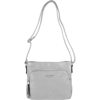 KATHY dámska crossbody koženková kabelka Sivá