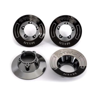 Traxxas капак на диск черно хромиран (4) (за #9572)