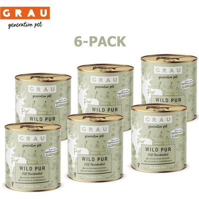 Grau Adult 100% Divinové mäso 6 x 800 g