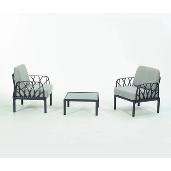 Novussi ГРАДИНСКИ КОМПЛЕКТ 1+1 garda АНТРАЦИТ-СИВ (nvs--070-01)