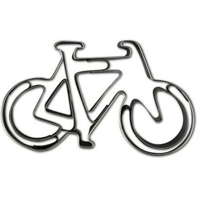 Vykrajovač na sušienky s razítkom TORO 8cm bicykel