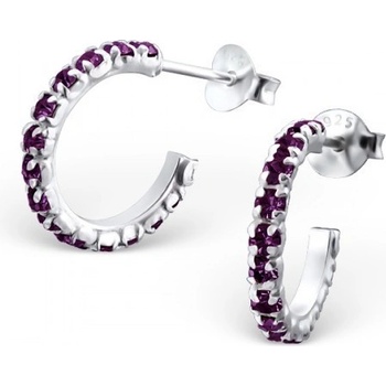 All4Silver strieborné náušnice krúžky A4S16489