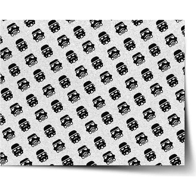 Sablio Plagát Star Wars Stormtrooper Pattern šikmý - 60x40 cm