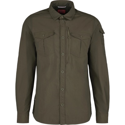 Craghoppers Мъжка риза с копчета Craghoppers Nosilife Adventure Langarm Hemd III Shirt - Woodland Green - размер 4XL (033-2216-0417)