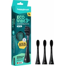Happybrush Eco VIBE 3+ AllBlack 3 ks