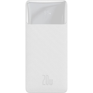 Baseus Powerbank Baseus Bipow 10000mAh, 2xUSB, USB-C, 20W (бяла) (6953156206526)