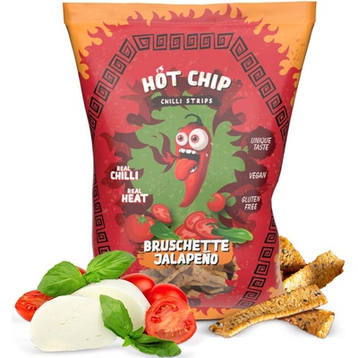 Strips BRUSCHETTE jalapeňo bez lepku VEGAN Hot chip 80 g