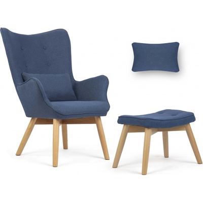 Sofotel Norse s podnožkou blue