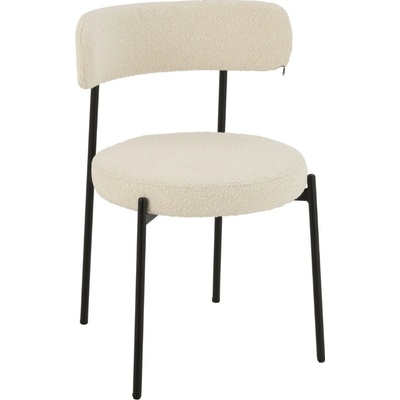 bouclé J-line Liris Bílá