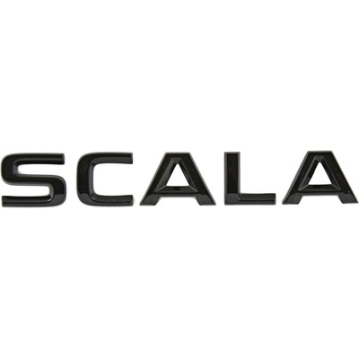 ŠKODA SCALA-ZADNÍ NÁPIS SCALA original - černý 657853687E 041 – Zbozi.Blesk.cz