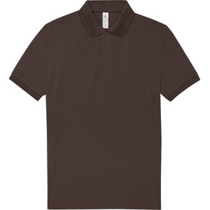 B&C Collection B&C MY POLO 210 / Мъжка поло тениска с къс ръкав от плътен памук - цвят кафе L (01U426zk703)