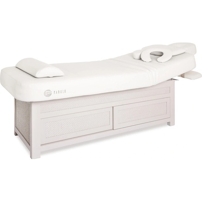 Fabulo Pevné masážní lehátko s vyhříváním Spa Harmony 301 Barva: bílá 190 x 81 cm 58 kg 2 barvy