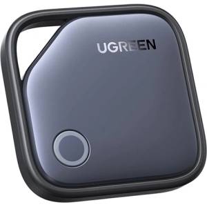 UGREEN iPhone 17e / 17 Pro Max / 17 Pro UGREEN Bluetooth проследяващ ключодържател, съвместим с iOS, ЧЕРЕН (45297)