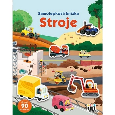Jiri Models samolepková knížka stroje