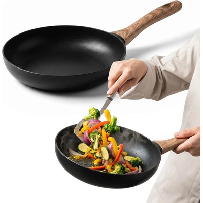 Tradiční pánev s nepřilnavým povrchem Altom Design Natura 28 cm indukce plyn
