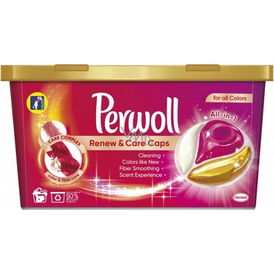 Perwoll Renew & Care Color Caps pracie kapsule 21 PD