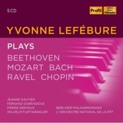 Ludwig van Beethoven - Yvonne Lefebure Plays Beethoven/mozart/bach/ravel/chopin CD