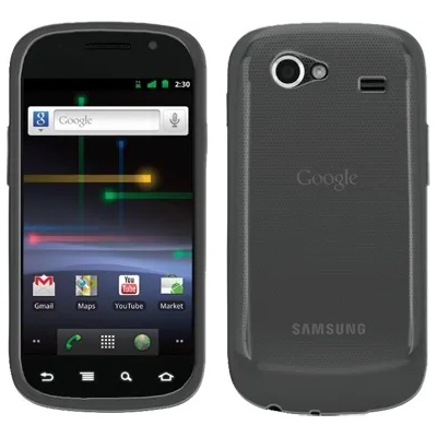 Samsung Google Nexus S I9023 Силиконов Калъф Черен + Протектор