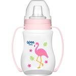 Wee Baby Неразливаща чаша с дръжки Wee Baby - Розова, 250 ml (754) - ozone