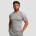 GymBeam Тениска TRN Fitted Grey XXL