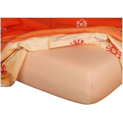 Dadka Jersey prostěradlo meruňka 90x200x20