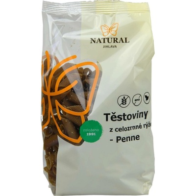 Natural Penne trubka velká z celozrnné rýže 250 g