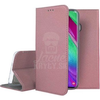 Pouzdro Smart Case Book Samsung Galaxy A40 růžové