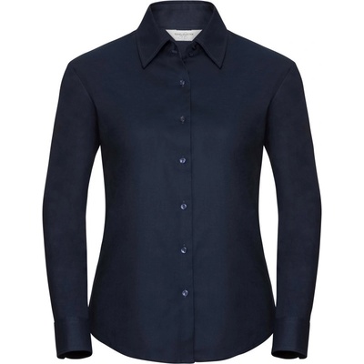 Košile 932F Oxford dlouhý rukáv dámská Navy jasná