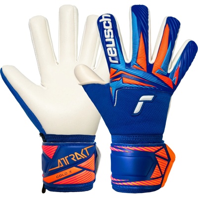 Reusch Attrakt Gold X NC modrá/bílá/oranžová UK 6,5 – Zboží Dáma