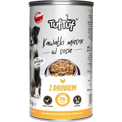 Tuf Tuf Meaty chunks with poultry 1250 g