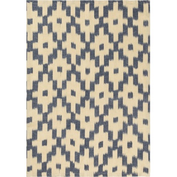 Ferm Living Малка кухненска кърпа Ikat 50 x 70 см бежово и синьо (1104270944)