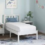 vidaXL Матрак с кокосов слой Средно твърдо 70 x 140 cm Бяло (4106424)
