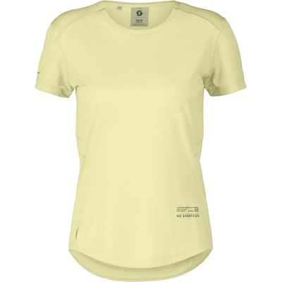 Scott Дамска тениска Scott Women's Tee Endurance Tech S/S Running shirt - Pastel Yellow (916-6370-0313)