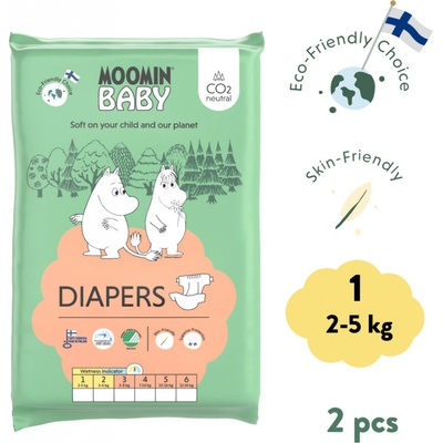 Moomin Baby 1 Newborn 2–5 kg 2 ks