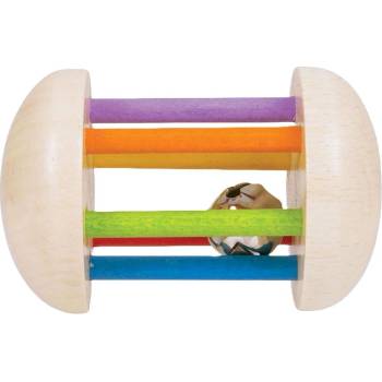 Bigjigs Бебешка дрънкалка Bigjigs - Дъга (BB122)