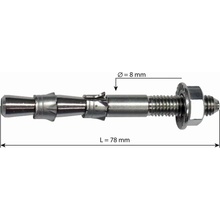 Raumer HANG FIX inox M8L