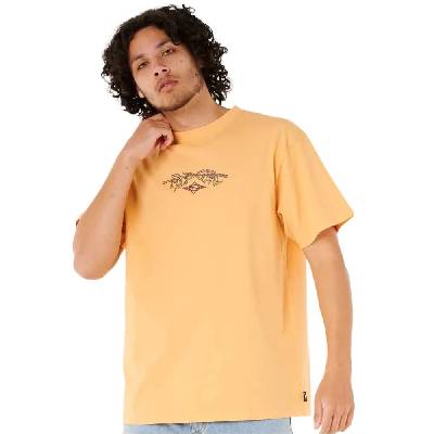 Тениска Rip curl Raw Energy Gnarly short sleeve T-shirt - Yellow (Mandarin Zest)