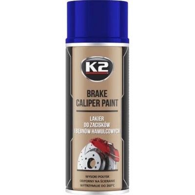 K2 BRAKE CALIPER PAINT 400 ml MODRÁ - barva na brzdové třmeny a bubny – Zbozi.Blesk.cz