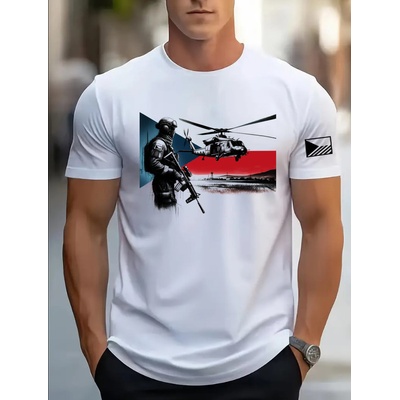Striker tričko czech special forces new bílá