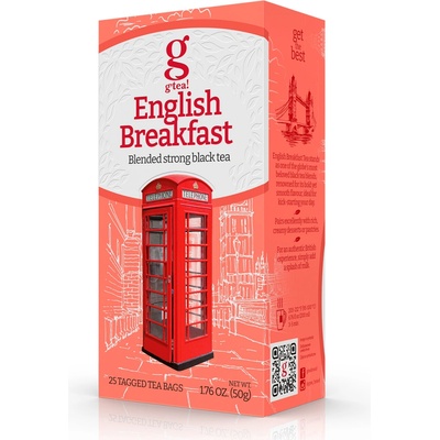 G Tea Černý čaj English Breakfast 25 sáčků