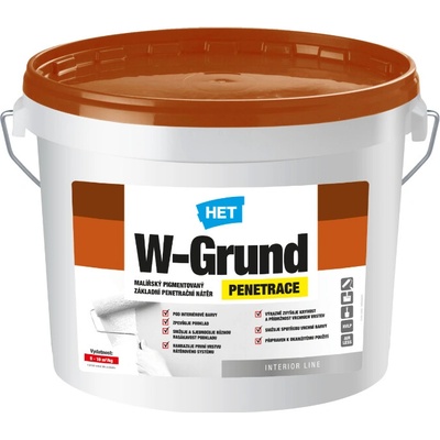 HET W-Grund bílá penetrace 1kg