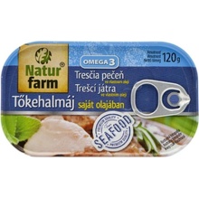 Natur farm Treščia pečeň vo vlastnom oleji 120 g