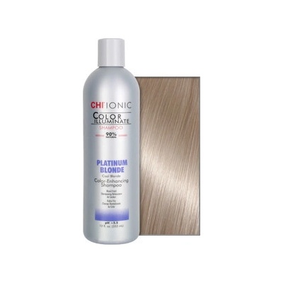 Chi Ionic Platinum Blonde farbiaci šampón na dosiahnutie platinových tónov 355 ml