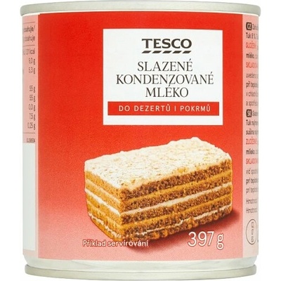 Tesco kondenzované sladené mlieko 397 g