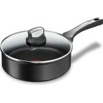 Tefal Schmorpfanne 24 cm Unlimited On - induction frying pan with scratch-resistant Titanium non-stick coating - G25932 - G25932AZ (G25932AZ)