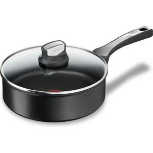 Tefal Schmorpfanne 24 cm Unlimited On - induction frying pan with scratch-resistant Titanium non-stick coating - G25932 - G25932AZ (G25932AZ)