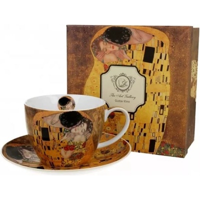 KLIMT KISS Šálka s podšálkou 2+2ks darčkovo balená 280 ml