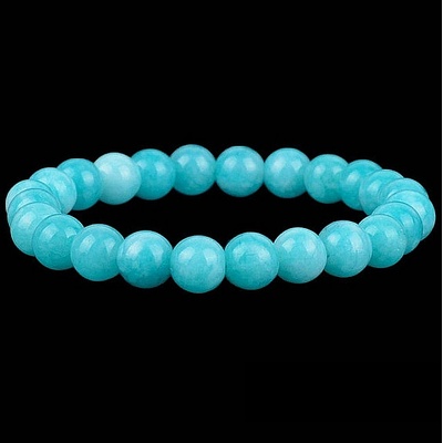 MP Amazonit harmonizační náramek přírodní kameny MP1131 modrý