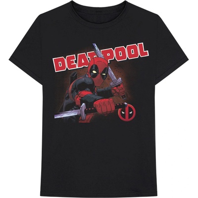 Marvel tričko Deadpool Cover čierne