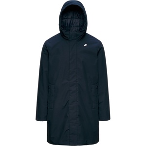 K-Way Мъжко палто K-Way Thomas Warm Micro Canvas Coat - Blue Depth (002-4105-0112)